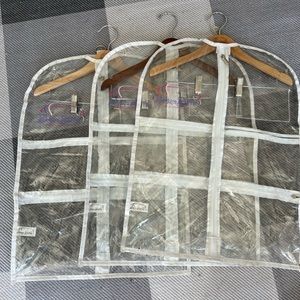 Dream double garment bags with hangers